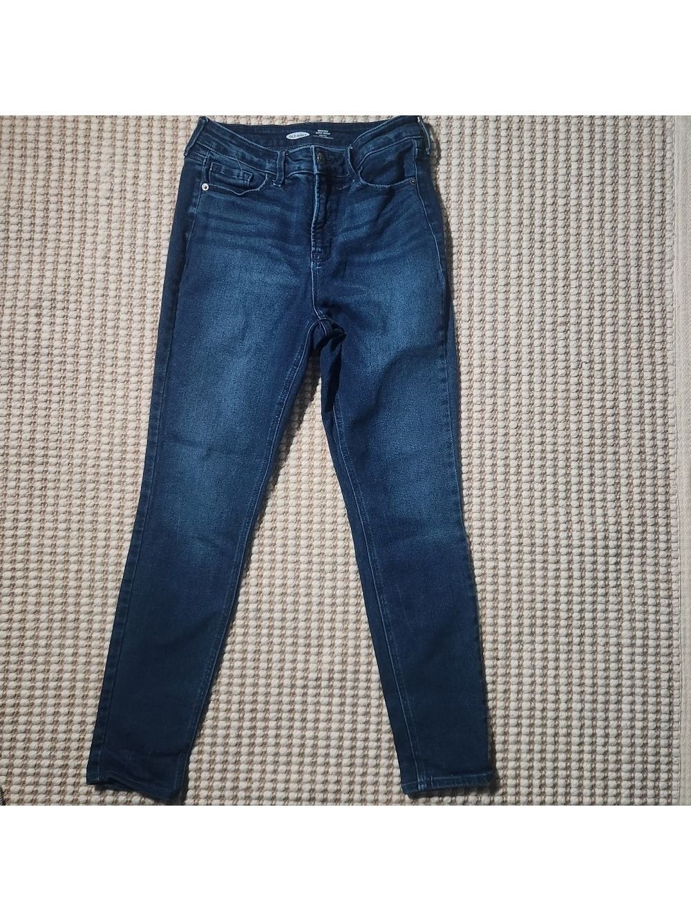 Old Navy Women's Deep Blue Classix Casual Skinny Jeans